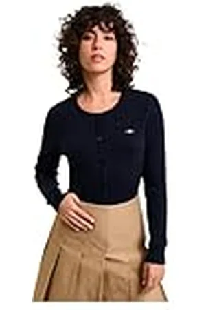 GANT Cárdigan elástico de algodón Suéter, , M para Mujer