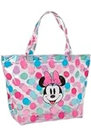 Safta MINNIE MOUSE BEACH - Bolso Shopping, Bolso de Mujer, Shopping Bag, Cómodo y Versátil, Calidad y Resistencia, 54x17x35 cm