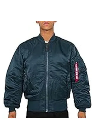 Alpha Industries MA-1 Chaqueta, Azul (Navy-02), M para Hombre