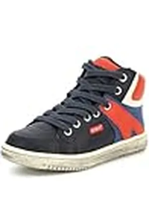 Kickers Lowell, Zapatillas Unisex niños, Azul Marino (Bleu Rouge Marine), 29 EU