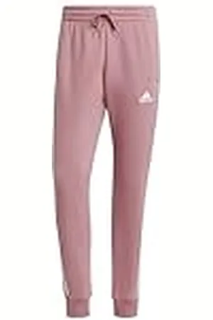 adidas Hombre Essentials Fleece 3-Stripes Tapered Cuff Pants, , S