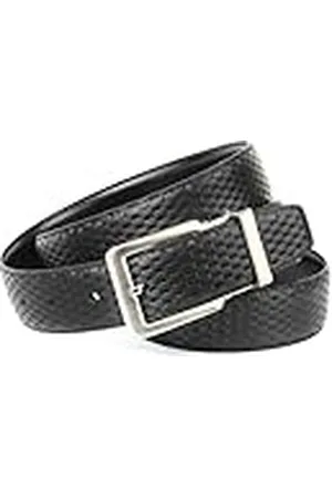 Anthoni Crown Wendegurtel Flecht in Schwarz We1nnw10sc Cinturón, , 95 Hombres