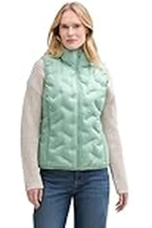 TOM TAILOR 1044394 Chaleco, 22577-Dust Green, L Mujeres