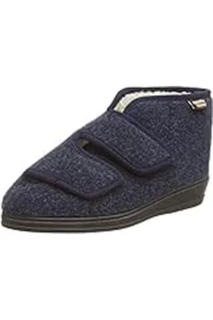 Manitu Home 370018, Zapatillas Altas Mujer, Azul (Marine), 36 EU