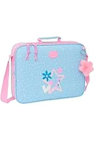 Safta BLACKFIT8 SMILE - Cartera Extraescolares, Maletín Portatodo, Bandolera, Cómoda y Versátil, Calidad y Resistencia, 38x6x28 cm