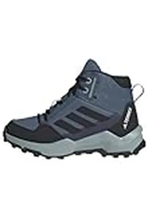 adidas Terrex AX4R Mid Rain.RDY Hiking Shoes, Zapatos de Senderismo Unisex niños, Wonder Steel/Core Black/Magic Grey, 33 1/2 EU
