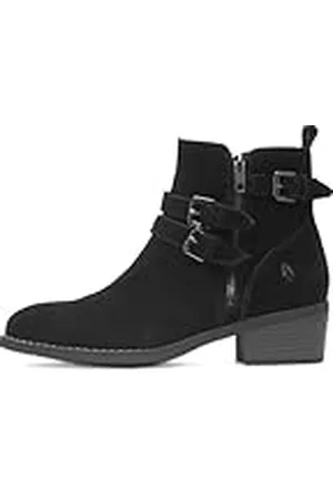 Hush Puppies Jenna, Botas Cortas al Tobillo Mujer, Black, 39 EU