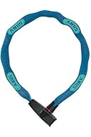 Abus Antirrobo de cadena Catena 6806K - Antirrobo de bicicleta ligero de acero endurecido con tubo textil de moda - Cadena cuadrada con nivel de seguridad 6 - 85 cm - Azul