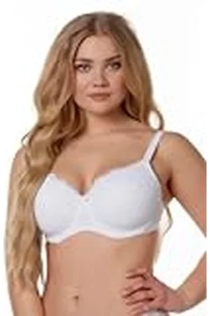 After Eden Full Cover Bra in Recycled Fabric and Lace Sujetador, , 70D Mujeres