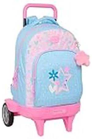 Safta BLACKFIT8 SMILE - Mochila Grande con Ruedas, Compact Evolución, Extraíble, Ideal para Niños de Diferentes Edades, Cómoda y Versátil, Calidad y Resistencia, 33x22x45 cm