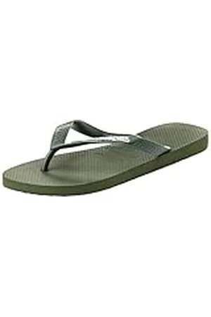 Havaianas Top Brasil Logo, Chanclas Cómodas, Duraderas y Ligeras, con Suela Antideslizante, Bandera de Brasil en las Tiras, Adultos Unisex