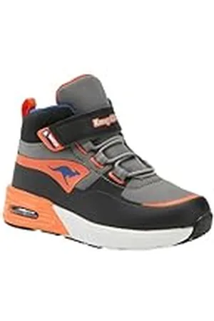 KangaROOS K-XI Creed Mid EV, Zapatillas Unisex niños, Charcoal/Flame, 30 EU