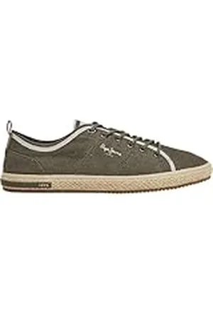 Pepe Jeans Samoa Smart Sneaker para Hombre, Verde (Khaki Green), 6