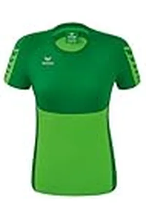 Erima Mujer Six Wings Camiseta, Green, 40