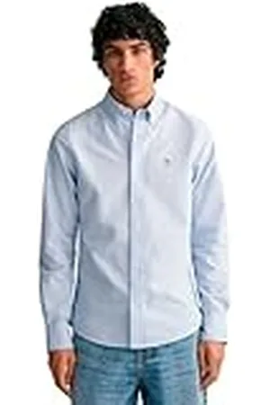 GANT Slim Oxford Shirt Camisa, , 3XL para Hombre