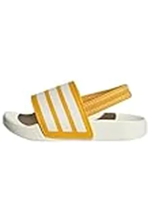 adidas Adilette ESTRAP Slides Infants, SE DESLIZA Unisex bebé, Crew Yellow/Off White/Off White, 25 EU