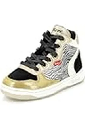 Kickers Kicklax, Zapatillas, Amarillo y Negro Cebra, 33 EU