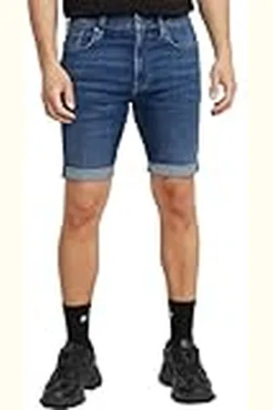 G-Star 3301 Slim Denim Shorts, Pantalones Cortos Hombre, , 32