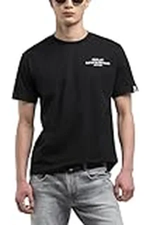 Replay M3050 Camiseta, 098 Negro, XXL Hombres