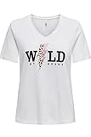 ONLY Onlhenny Life Reg S/S V-Neck Top Box Jrs, , L Mujeres