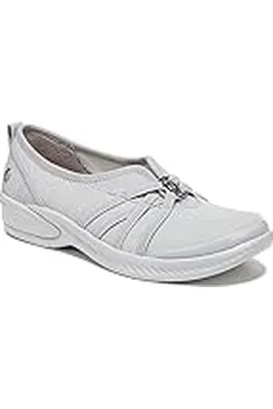 Bzees Niche Slip-on, Zapatos Tipo Ballet Mujer, Silver, 37.5 EU
