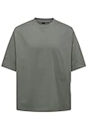 Only & Sons Onsmillenium Ovz SS tee Noos Camiseta, Castor Gray, L para Hombre