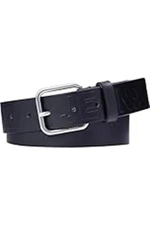 Tommy Hilfiger Men Belt Tjm Finley 3.5 cm Leather, Multicolor (Twilight Navy), 90