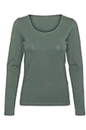VERO MODA Vmlulu LS U-Neck Top Jrs Ga Noos Camiseta de Manga Larga, , M Mujeres
