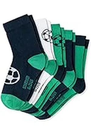 Schiesser Fußball 5 Pack Kindersocken Strümpfe Jungen Calcetines, , 27-30 para Niños