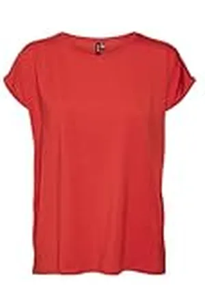 VERO MODA Vmava Plain SS Top Ga Jrs Noos Camiseta, , XL Mujeres