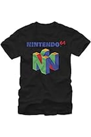 Nintendo N64 Logo Playera para Hombre - - 5X-Large