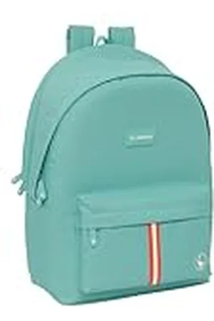 Safta EL GANSO BASICS - Mochila para Portátil 15.6" y USB, Ideal para Jóvenes de Diferentes Edades, Tejido Reciclado, Cómoda y Versátil, Calidad y Resistencia, 31x18x44 cm
