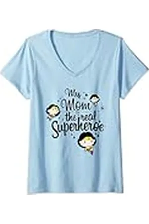 DC Comics Originals Dia De La Madre Wonder Woman My Mum Is A Superhero Camiseta Cuello V