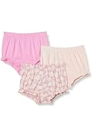 Amazon Pantalones cortos bombachos de algodón Niña, Pack de 3, , 3 años