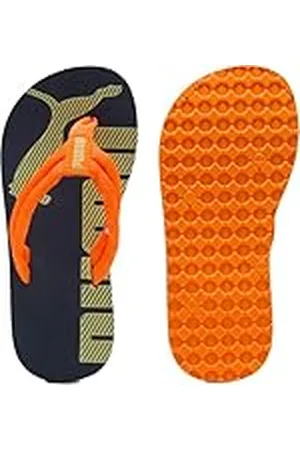 PUMA Epic Flip V2 PS, Chanclas, New Navy-Pistachio Green-Orange GLO, 33 EU