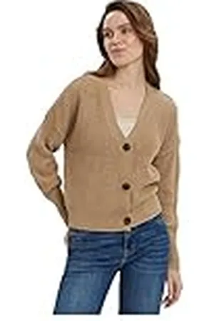 VERO MODA Vmlea Ls V-neck Cuff Cardigan Noos Cardigan, , XS Mujer
