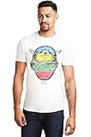 Marvel Avengers Faces-Mens T Shirt Med Camiseta, , Medium (Talla del Fabricante: Medium) para Hombre