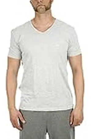 Emporio Armani 111648 Camiseta de Pijama, Hombre, Negro/Gris 97120, L