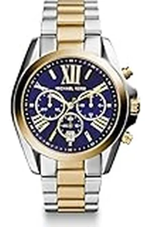 Michael Kors Cronógrafo Bradshaw con Correa de Acero Inoxidable Bicolor para Mujer MK5976