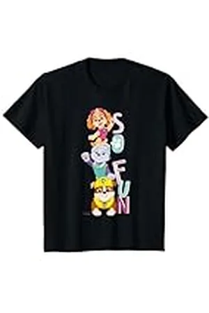 Paw Patrol Niños - Everest Skye Rubble So fun Camiseta