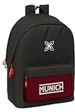 Safta MUNICH VULCAN - Mochila para Portátil 15.6" y USB, Ideal para Jóvenes de Diferentes Edades, Tejido Reciclado, Cómoda y Versátil, Calidad y Resistencia, 31x18x44 cm