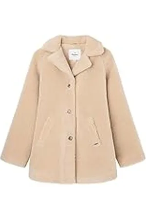 Pepe Jeans Solange Faux Fur Coat, , 16 Years Niña