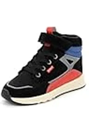 Kickers Kikafar, Zapatillas, Negro, Rojo y Azul, 32 EU
