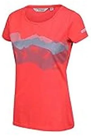 Regatta Breezed - Camiseta De Deporte De Algodón Coolweave con Estampado Gráfico T-Shirts/Polos/Vests, Mujer, , 16
