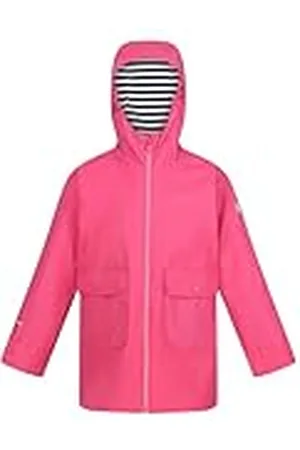 Regatta Beylina RKW297 - Chaqueta impermeable y transpirable para niñas, con cremallera completa, color , talla 13 años