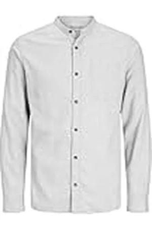 JACK & JONES Jjeband Melange Camiseta LS Sn Camisa de Manga Larga, , S para Hombre