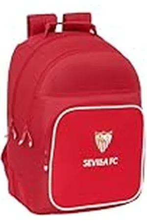 Safta SEVILLA FC - Mochila Escolar Infantil, Ideal para Niños de Diferentes Edades, Cómoda y Versátil, Calidad y Resistencia, 32x15x42 cm