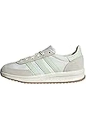 adidas Run 70S 2.0 Shoes, Zapatos Mujer, Off White/Linen Green/Gum, 36 2/3 EU