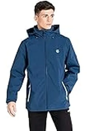 Dare 2B Dare2b Mens Switch Out Chaqueta para hombre senderismo Tejido reciclado impermeable y transpirable, 2 bolsillos inferiores repelentes al agua con cremallera y capucha ajustable