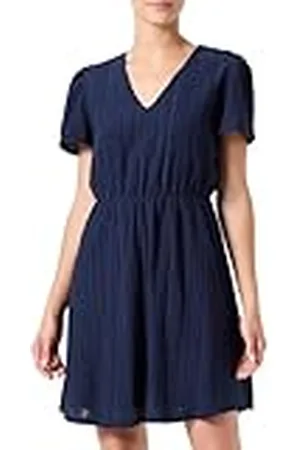 VILA Vilinda-Vestido Corto con Cuello en V S/S Verano, , 40 para Mujer